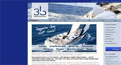 Desktop Screenshot of 3b-yachtcharter.de