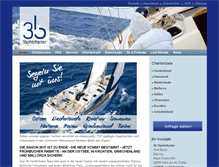 Tablet Screenshot of 3b-yachtcharter.de